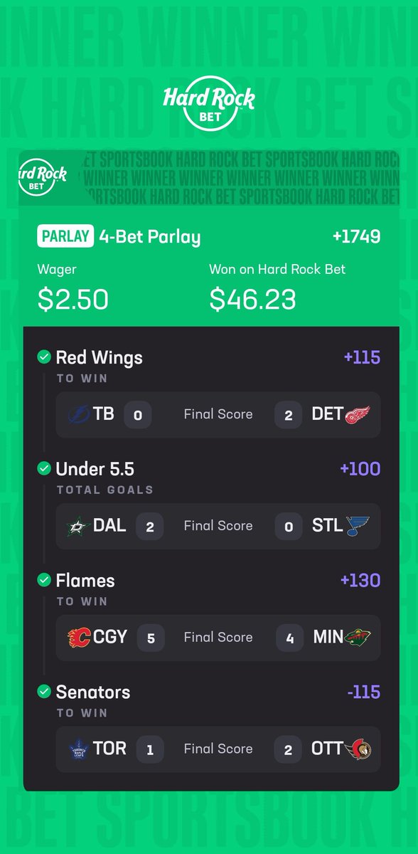eddyherrada's tweet photo. Check out this bet I placed on Hard Rock Bet! #Monion #SportsBetting https://t.co/MGGy0adlGR