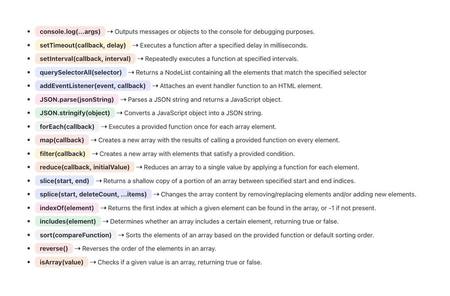 aman_kkumar's tweet image. most using JavaScript Functions .

#JavaScriptFunctions
#JSBasics
#WebDevelopment
#CodeSnippets
#JavaScriptTips
#CodingLife
#LearnJavaScript
#JSForBeginners
#FrontendDev
#ProgrammingTips