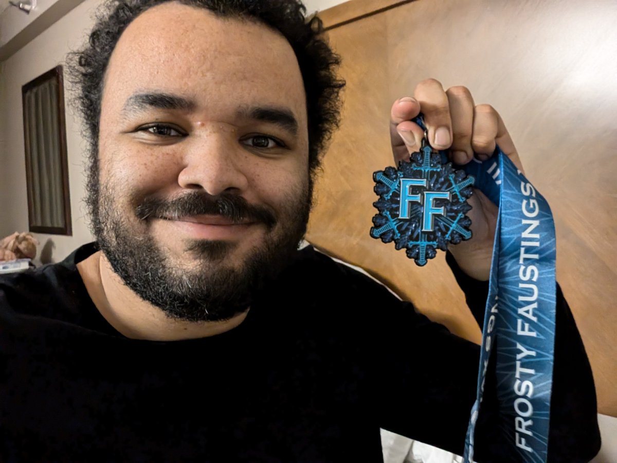 Domin8orDJ's tweet photo. For someone who has NEVER made it out of pools, I will gladly take 2nd place! Thank you so much to the TO's, the players and everyone from @FrostyFaustings. Next time, let's get that 1st place trophy! https://t.co/YJfSdP97m6