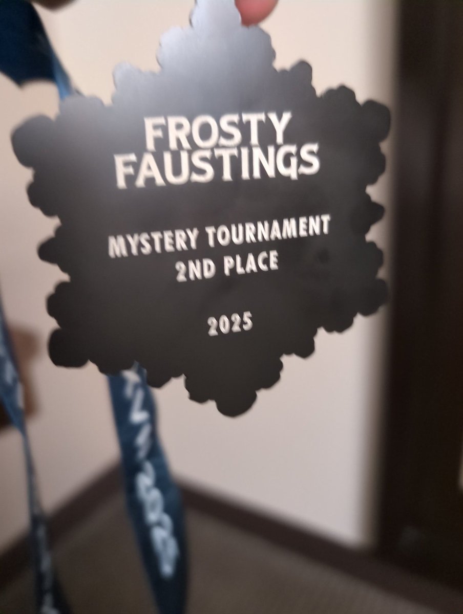 Domin8orDJ's tweet photo. For someone who has NEVER made it out of pools, I will gladly take 2nd place! Thank you so much to the TO's, the players and everyone from @FrostyFaustings. Next time, let's get that 1st place trophy! https://t.co/YJfSdP97m6