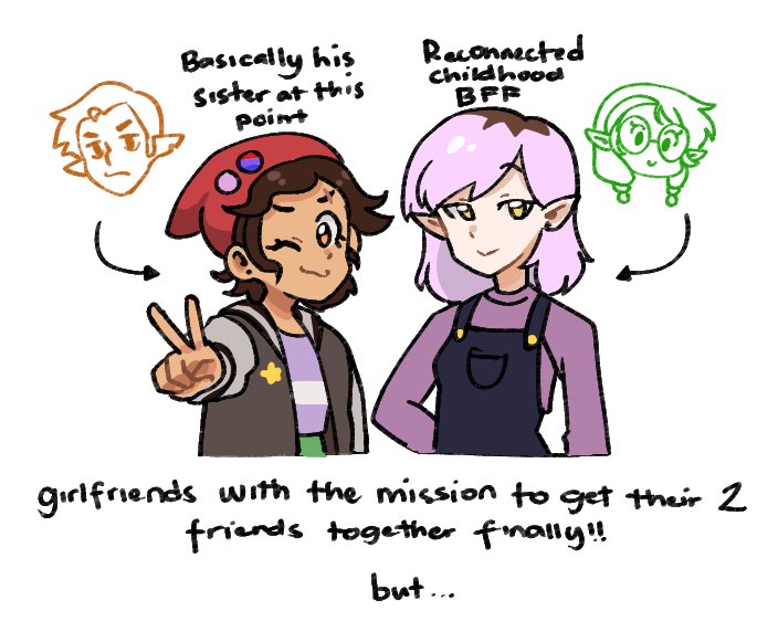 someone on tumblr asked me how #lumity would try and get #huntlow on a date.

#theowlhouse (1/4)