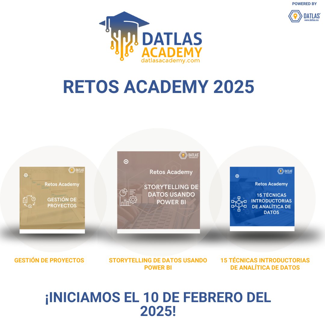 🎓 ¡Prepárate para el futuro con Retos Academy 2025! 🚀
#RetosAcademy2025 #PowerBI #AnalíticaDeDatos #GestiónDeProyectos