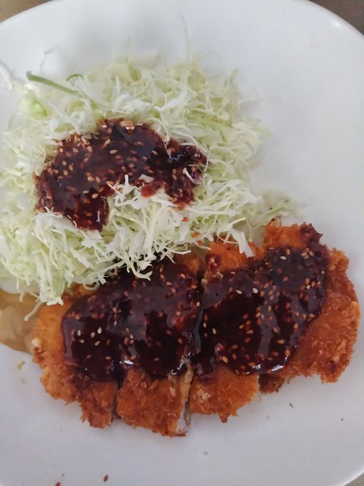 トンカツの完成じゃ! 