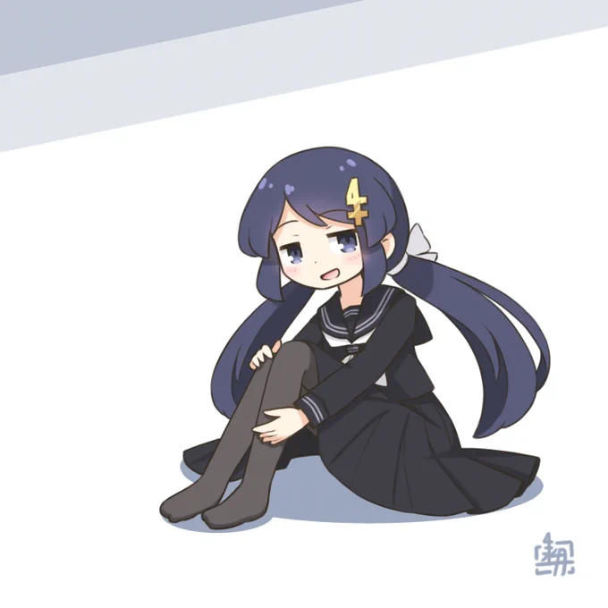 代理さん黒セーラー 