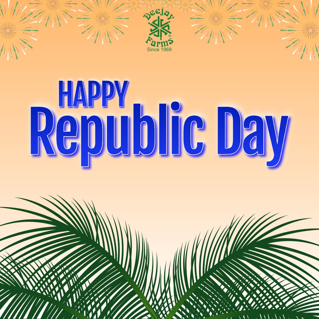 djcoconutfarm's tweet photo. 76 years of dreams, unity, and progress. 🇮🇳 Here’s to a future as bright as our past.🌴
.
.
.
.
#DeejayCoconutFarm #DeejayFarms #RepublicDay2025 #76years #DeejaySampoorna #HybridCoconutPlant #agriculture #coconut #farming https://t.co/6cLZdP8OOk