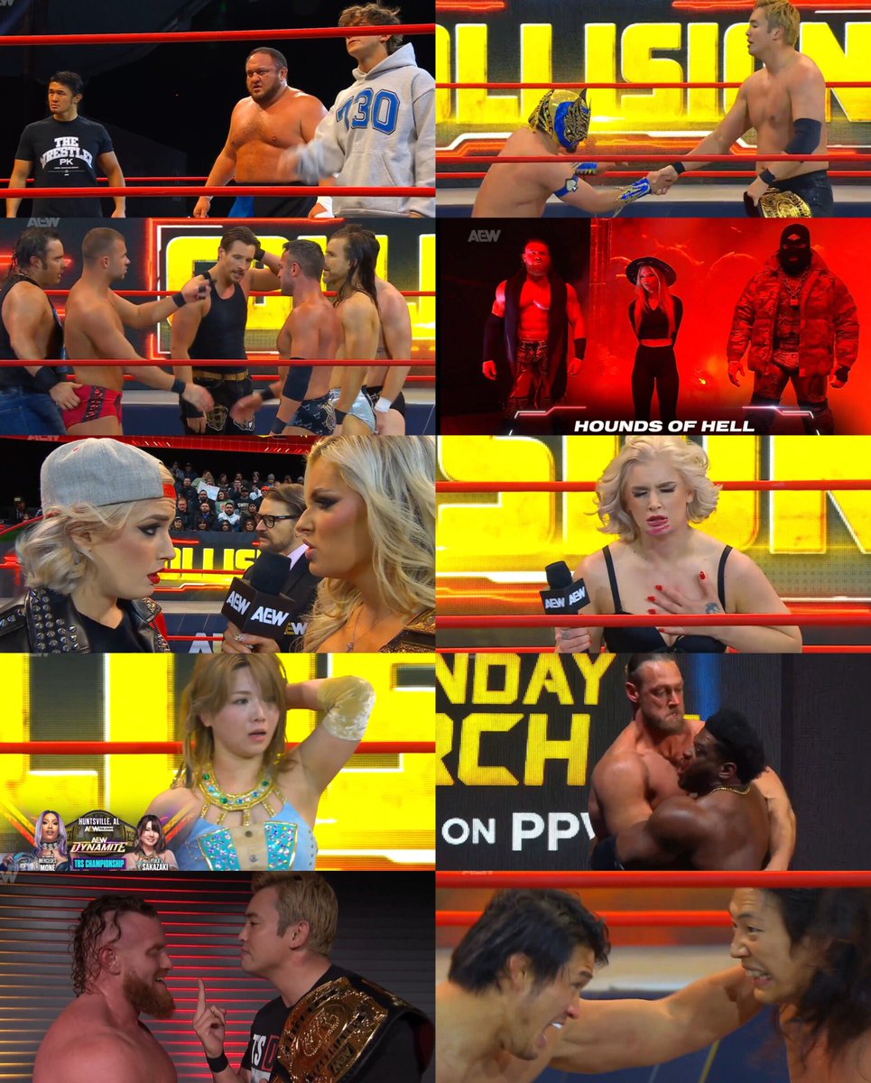 TheDrainmaker's tweet photo. Tonight's Collision felt like one of the best TV shows AEW has produced in its 5+ year history. Simply well booked and heavy wrestling coded.

AEW’S SOUL &amp; SPIRIT TRULY LIVES IN DAILY'S PLACE. https://t.co/bqcHYEFczE