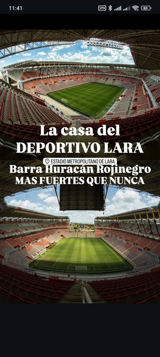 Barra Huracán Rojinegro (@deporlara) on Twitter photo 