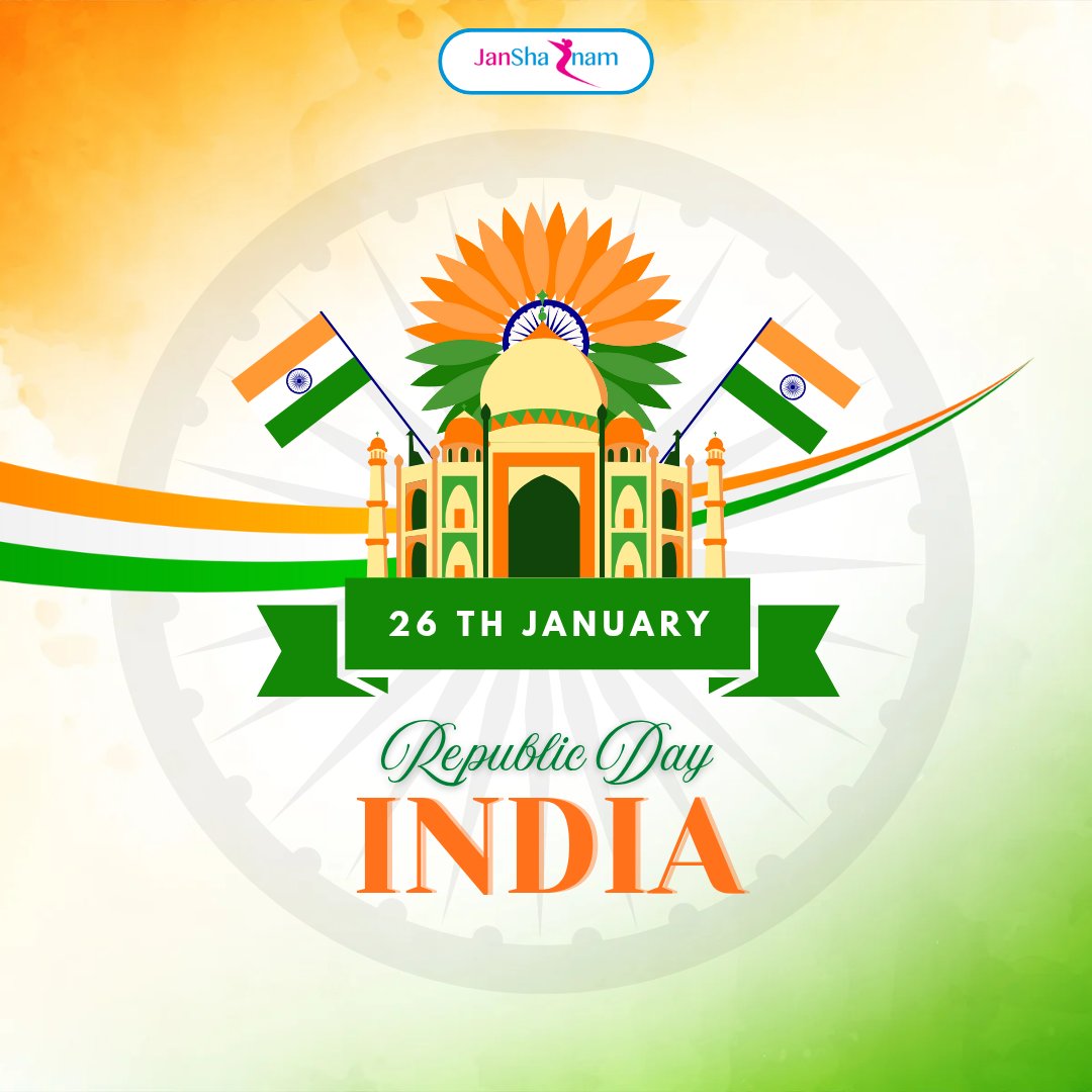 ngojansharnam's tweet photo. 𝗛𝗮𝗽𝗽𝘆 𝗥𝗲𝗽𝘂𝗯𝗹𝗶𝗰 𝗗𝗮𝘆 𝗳𝗿𝗼𝗺 𝗝𝗮𝗻𝘀𝗵𝗮𝗿𝗻𝗮𝗺!
✨ As we celebrate the spirit of freedom and democracy, let's make a commitment to create a future where everyone can thrive with dignity and opportunity.
#Jansharnam #RepublicDay2025 #StrengthInUnity #RepublicDay https://t.co/uYRahMr8Mm