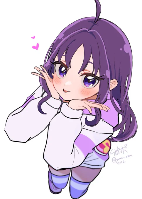 髪下ろしてるこころちゃん描いてみたけどなんかもう舞ちゃんにしか見えなくなったw 
