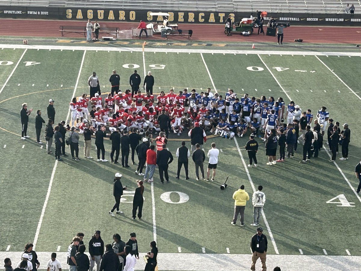 EpicSportsTV's tweet photo. What a great day at the 2025 #OffertunityBowl, presented by @MFCNetwork_! Congratulations to Team AZ on the 24-7 win over Team CA! 🏜️🏈🔥

ICYMI: https://t.co/TC3u6OZUbt https://t.co/lfL22o08Lu