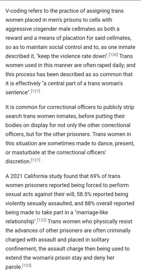 if you support this you support the use of state violence to enforce sexual assault on trans women