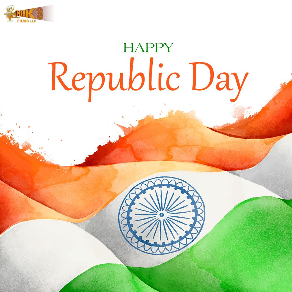 NBKFilms_'s tweet photo. Wishing everyone a very Happy Republic Day 🇮🇳 https://t.co/WW1b05TwXF
