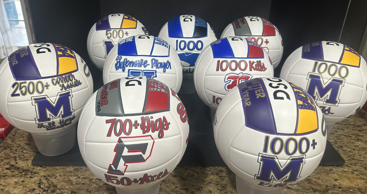 tanyahandcreate's tweet photo. Some of my latest projects #handpainted #nikefootball# volleyball #basketball https://t.co/Kx4fCkWPjl