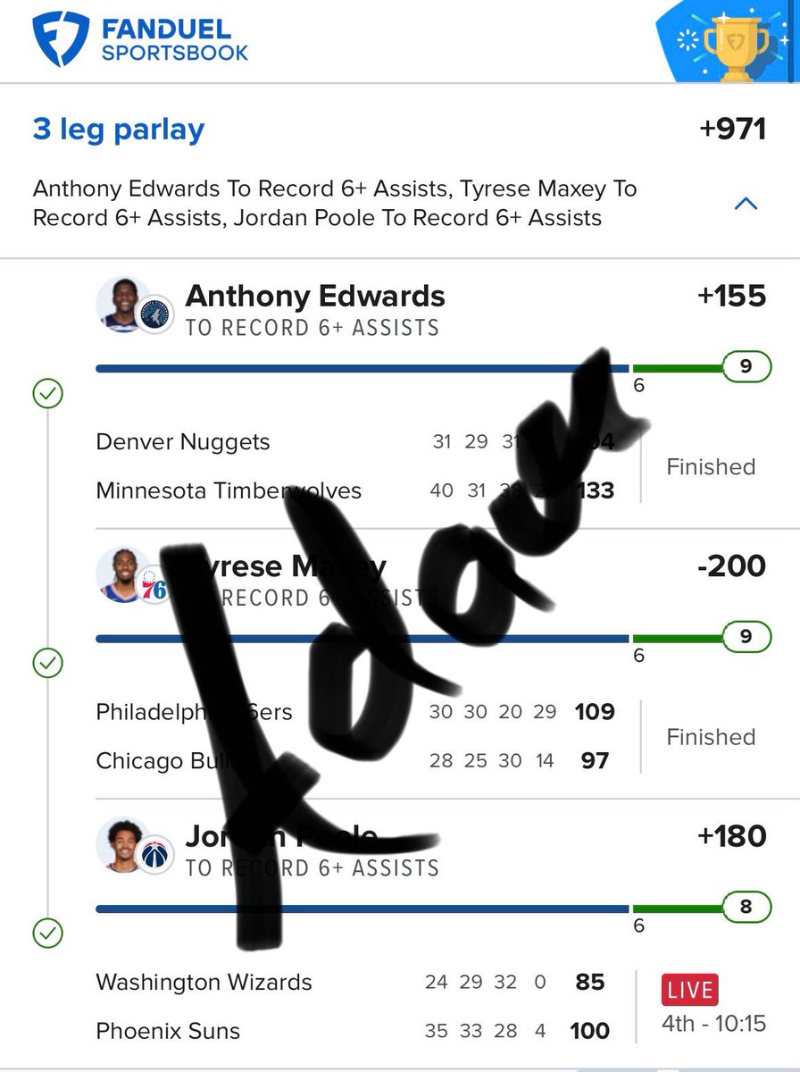 parlayportal's tweet photo. 💵CASH THE ENTIRE LADDER VIP!!

🔬I just continue to put my head down and work, the right people will find us 

+106
+971
+12331

👨‍🍳I’ll keep cooking, we’ll just keep continuing to win and stack the units, VIP link in bio, what are you waiting for.. https://t.co/Q4ioZKaMcb