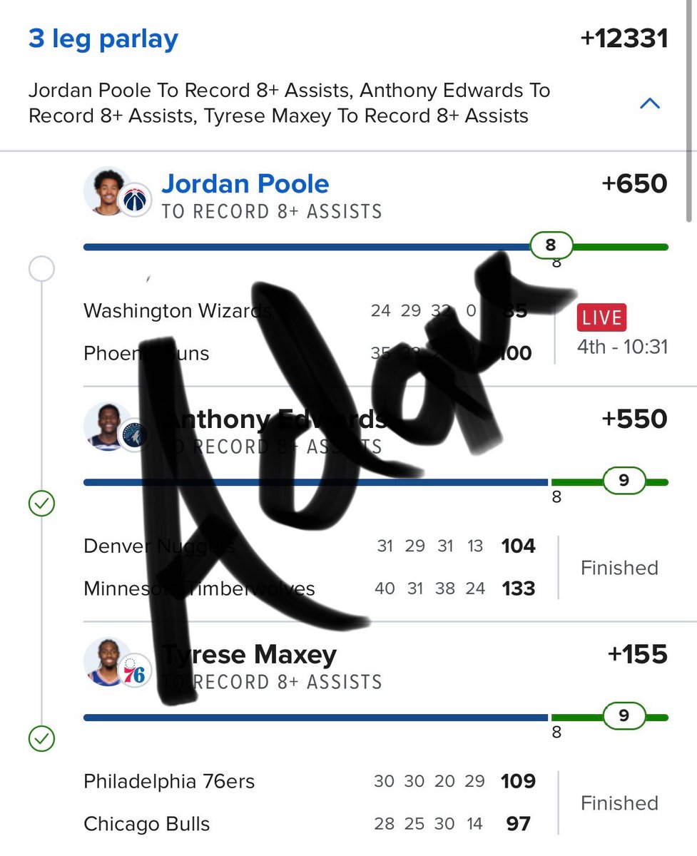 parlayportal's tweet photo. 💵CASH THE ENTIRE LADDER VIP!!

🔬I just continue to put my head down and work, the right people will find us 

+106
+971
+12331

👨‍🍳I’ll keep cooking, we’ll just keep continuing to win and stack the units, VIP link in bio, what are you waiting for.. https://t.co/Q4ioZKaMcb