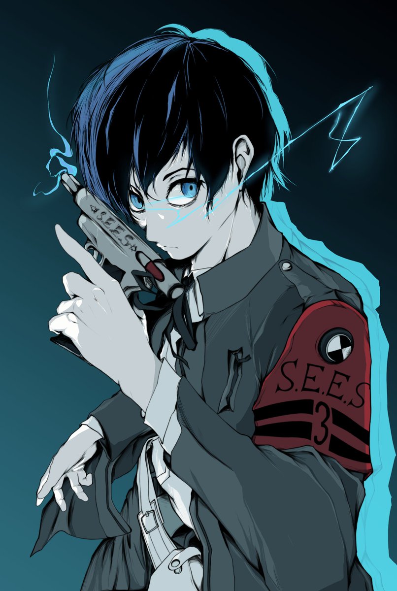 _Wuaff_'s tweet photo. Thank you for your effortlessly cool non-chalant aura Makoto Yuki🦋

#Persona3 #fanart https://t.co/FFAum2naS1