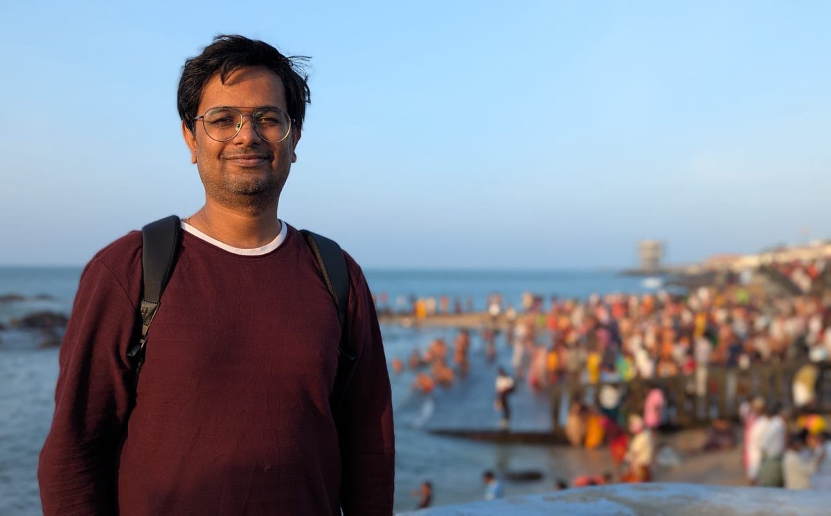 psaijk's tweet photo. At the Triveni Sangam: the other one at the tip of the Indian Peninsula #Kanyakumari not #Mahakumbh https://t.co/umGpYJUAEk