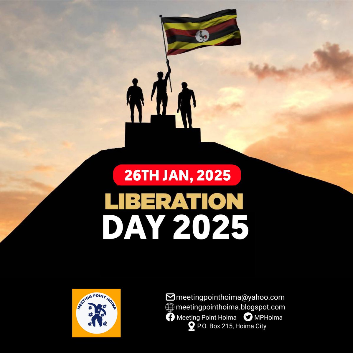 MPHoima's tweet photo. Honoring the heroes who fought for our freedom. Happy Liberation Day, Uganda  #LiberationDay #Uganda
@MPHoima @FondazioneAVSI https://t.co/pyzi9O5oAB