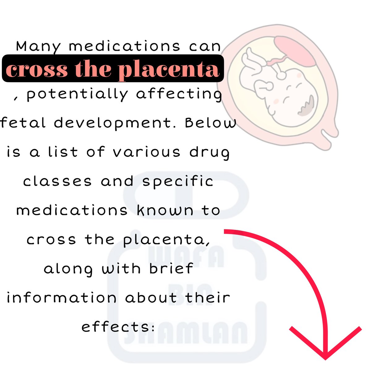 PhWafaShamlan's tweet photo. Cross the placenta https://t.co/hpD8SAHa9a