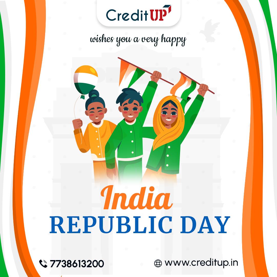 CreditupIndia's tweet photo. Celebrate the power of financial freedom this Republic Day with Credit Up! 🇮🇳✨ Take charge of your dreams and move towards a brighter future.

#HappyRepublicDay #EmpowerYourDreams #CreditUp"

#DebtRelief #FinancialFreedom #DebtFreeJourney #MoneyMatters #FinancialSolutions https://t.co/wegXff7Fvo