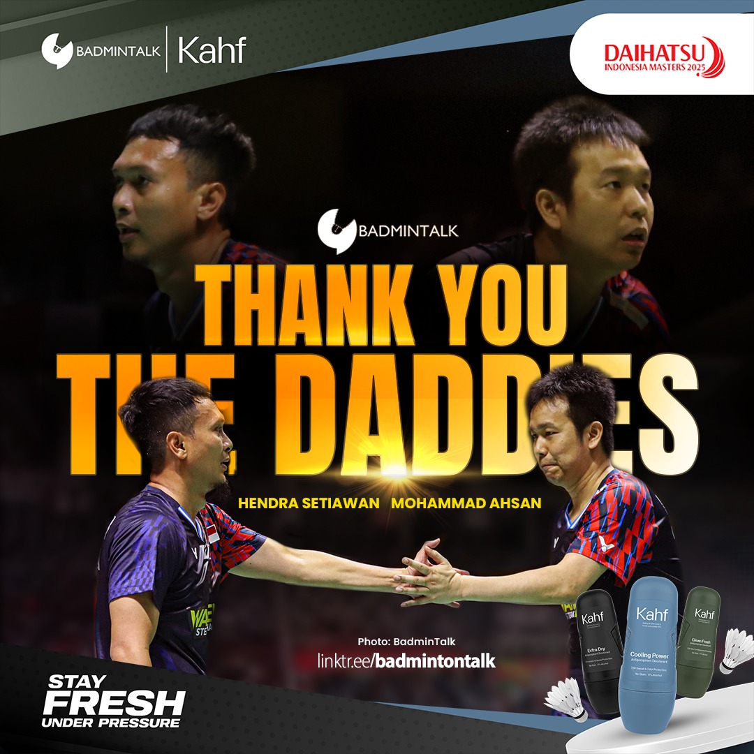 BadmintonTalk's tweet photo. Jika kamu memiliki kesempatan untuk bertemu the Daddies, apa yang ingin kamu sampaikan?
@kahfeveryday #FreshUnderPressure https://t.co/nrl70tiR86