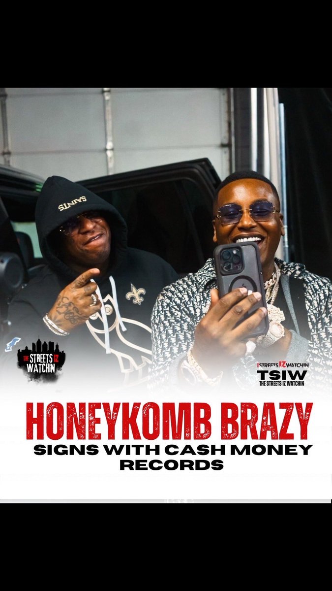 TSIW2024's tweet photo. #honeykombbrazy signs to #Birdman and #cashmoneyrecords https://t.co/QcT4YQty1r