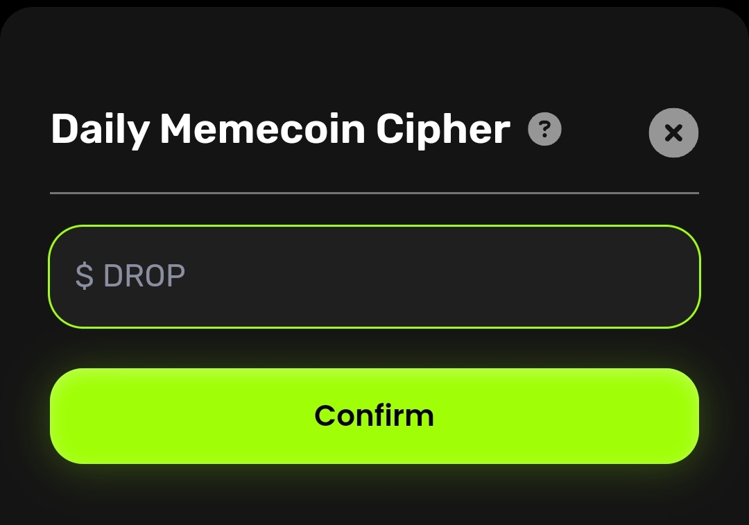 mazidul1122's tweet photo. 📣 Memes Labs Daily Chiper

➡️ Code :-  DROP

➡️ Mining Link 👈

📌 Don't Forget To Daily Check in https://t.co/CRNpCP1bJ0