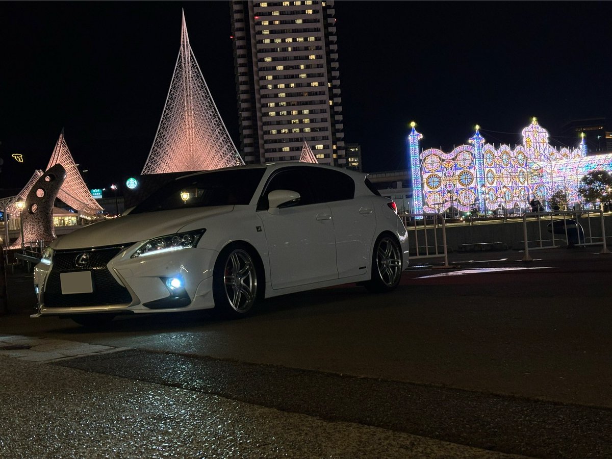 seiyoung_tora's tweet photo. 昨日の余韻
極寒の中撮影ありがとうございました🥰
もっと車高落としたいけど 足車としては今が最高の状態なので良き🙆🏻♀️
#メリケンパーク
#LEXUS
#LexusCT https://t.co/4qh7J9cPWc
