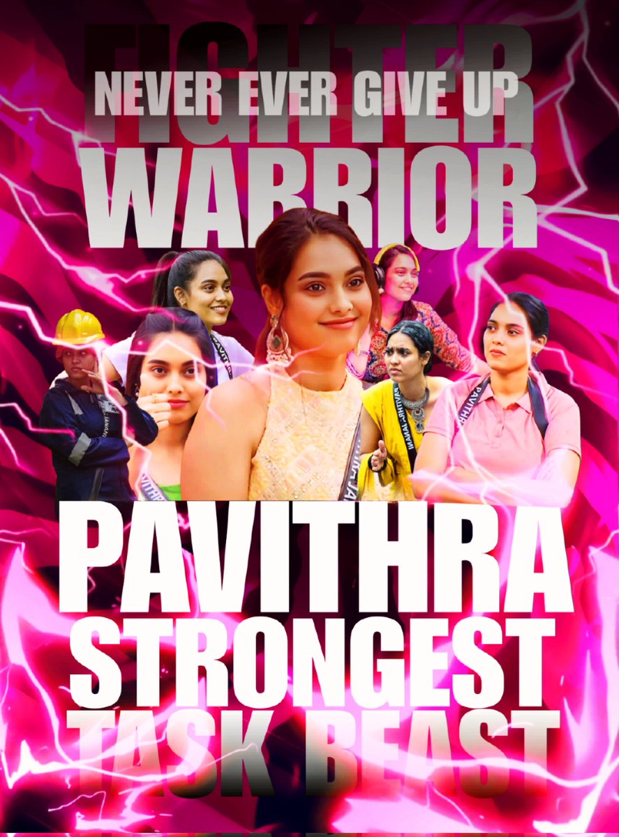 <a href="/Pavithrajaanani/">Pavithrajanani</a> 🔥👑📈 
True warrior you are for your Never give up! 💪🏻 dedication 📈 I admire you❤️ keep inspiring me!👑 #PavithraJanani𓃵 #BiggBoss8Tamil #BiggBosstamil8  #Pavithra