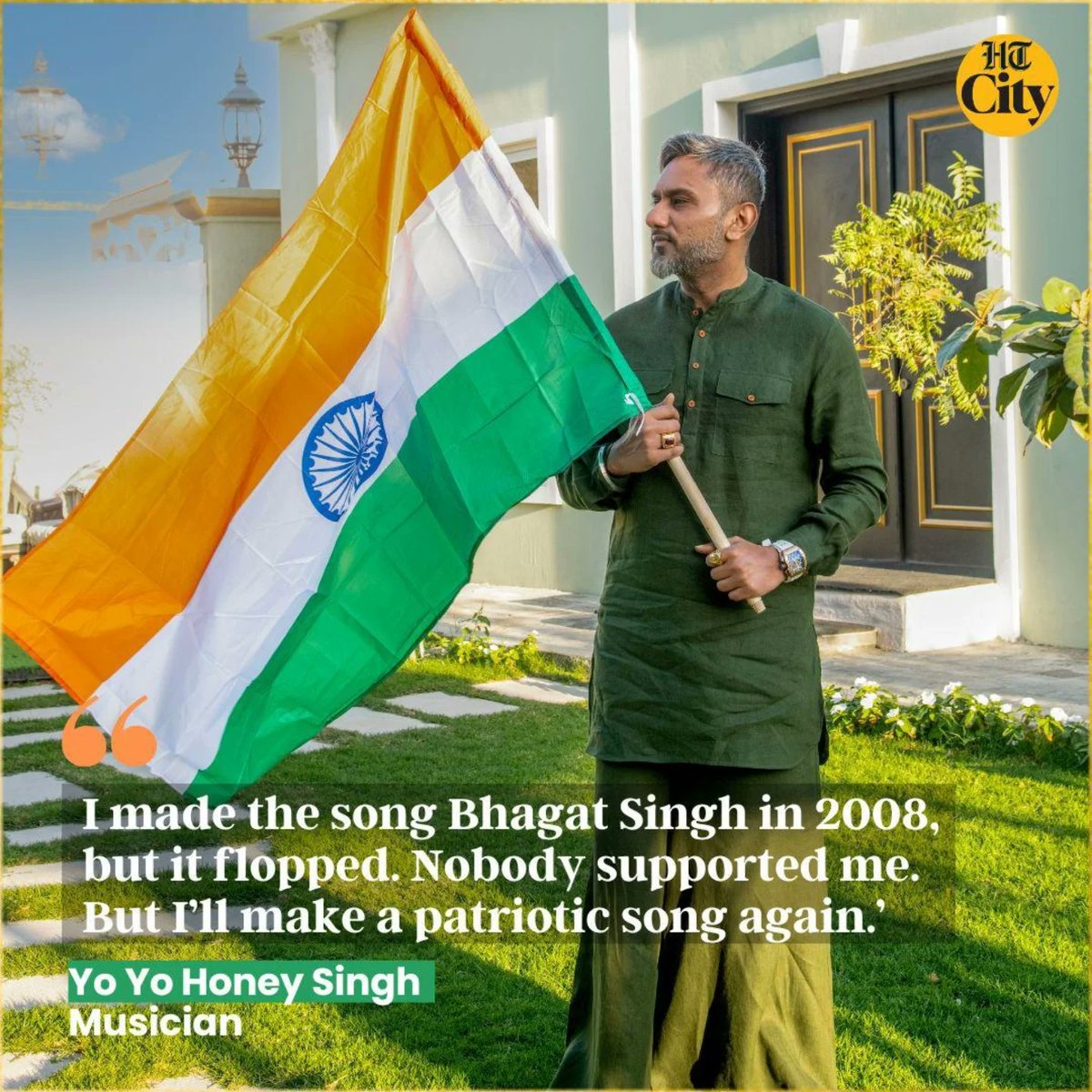 HT City (@htcity) on Twitter photo In an exclusive shoot with <a href="/htcity/">HT City</a> on Republic Day, Yo Yo Honey Singh talks about his idea of patriotism and childhood R-Day memories.
<a href="/asliyoyo/">Yo Yo Honey Singh</a>
✍️ <a href="/soumyavajpayee/">Soumya Vajpayee</a>
#YoYoHoneySingh #republicday #republicdayspecial #nationalholiday #honeysinghsongs
hindustantimes.com/htcity/cinema/… In an exclusive shoot with <a href="/htcity/">HT City</a> on Republic Day, Yo Yo Honey Singh talks about his idea of patriotism and childhood R-Day memories.
<a href="/asliyoyo/">Yo Yo Honey Singh</a>
✍️ <a href="/soumyavajpayee/">Soumya Vajpayee</a>
#YoYoHoneySingh #republicday #republicdayspecial #nationalholiday #honeysinghsongs
hindustantimes.com/htcity/cinema/…