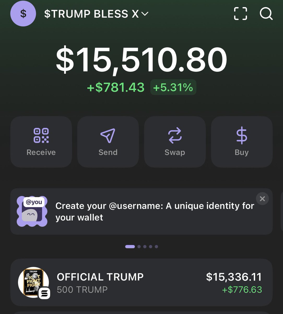 🚨 Another $15,000 worth of $TRUMP token 💰 

Who wants a piece? 🍰🍴 

Pull up on us in the space we are in right now ✅

We are making it rain 🌧️ 💵