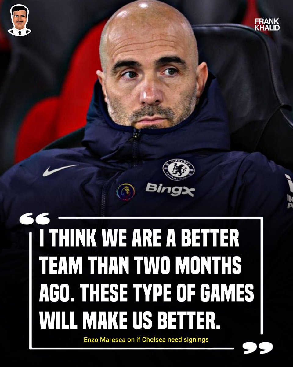 Enzo Maresca talking after last nights defeat.