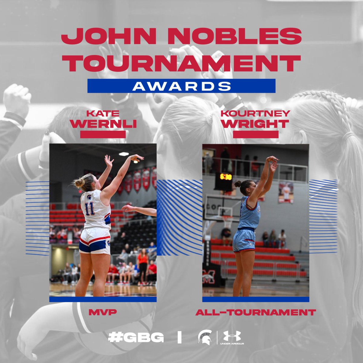Bixby Lady Spartan Basketball (@bixbywbb) on Twitter photo Congratulations to JR - <a href="/KateWernli/">Kate Wernli</a> and SO - <a href="/Kourt_Wright12/">Kourtney Wright</a> for winning MVP and All-Tournament honors at the John Nobles Tournament! ๐ Congratulations to JR - <a href="/KateWernli/">Kate Wernli</a> and SO - <a href="/Kourt_Wright12/">Kourtney Wright</a> for winning MVP and All-Tournament honors at the John Nobles Tournament! ๐