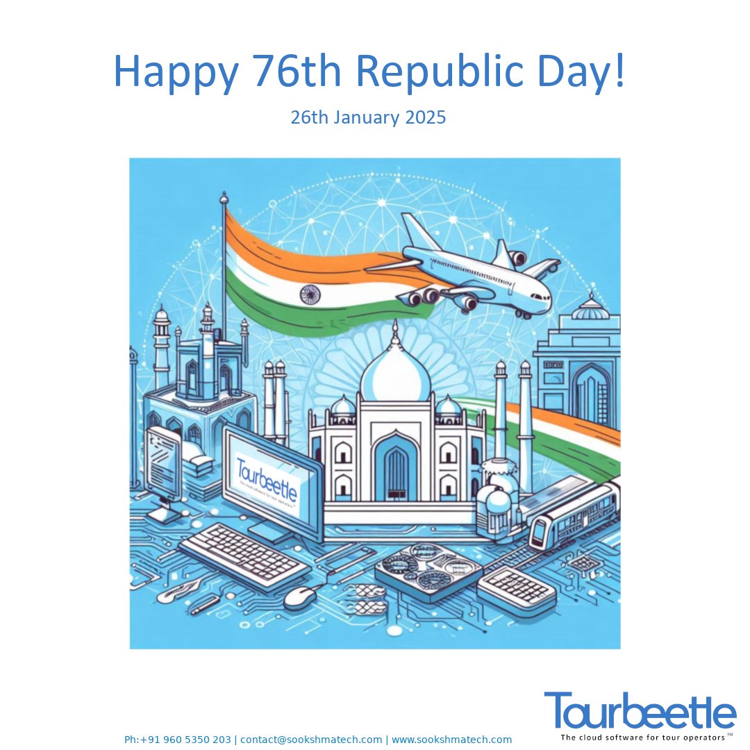 Tourbeetle's tweet photo. #IndiaRepublicDay #IndiaAt76 #Tourbeetle https://t.co/w6FdOS9GsW