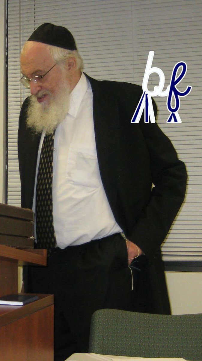 bluefringes1's tweet photo. HaRav yisroel #belsky responded a cute rejoinder to R’ Shaul Shimon Deutsch of #livingtorah museum on those writing that #techelet won’t be found until #moshaich. https://t.co/WTnLgYNXpO