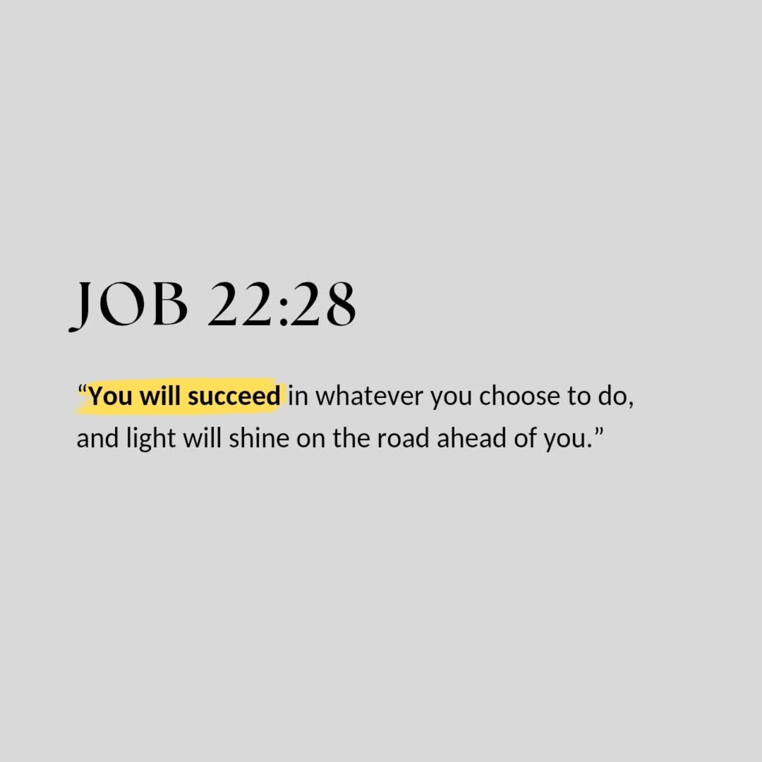 JOB 22:28