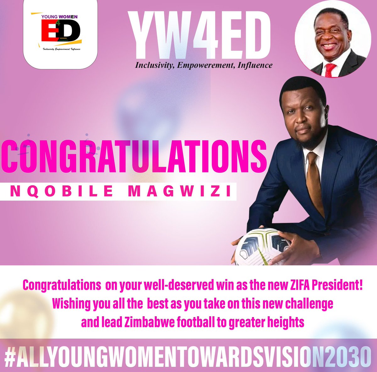𝕄𝕗𝕖𝕔𝕒𝕟𝕖 (@tendayizinyama) on Twitter photo Zimbabwe yese irikufara .Makorokoto, Amhlophe , Congratulations to ZIFA President Nqobile Magwizi says <a href="/youngwomen4ed1/">youngwomen4ed</a> as they join Zimbabwe mukufara Zimbabwe yese irikufara .Makorokoto, Amhlophe , Congratulations to ZIFA President Nqobile Magwizi says <a href="/youngwomen4ed1/">youngwomen4ed</a> as they join Zimbabwe mukufara