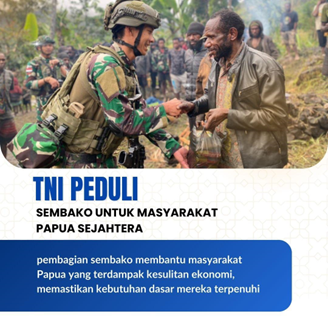 updatesivana's tweet photo. TNI selalu berjuang ditanah papua agar papua aman damai dan semakin maju, https://t.co/pfFWZh2F1s