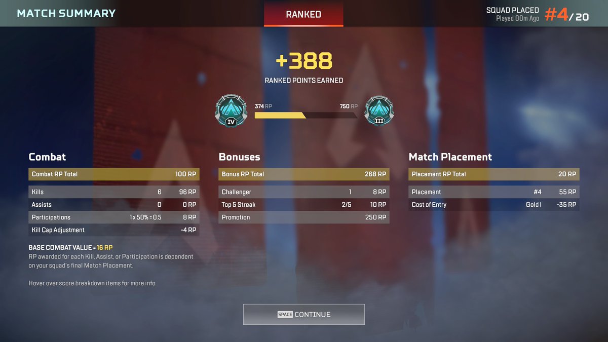 MinoruTazakura's tweet photo. プラチナ4
 #ApexLegends #APEX https://t.co/ZszOQxhowM