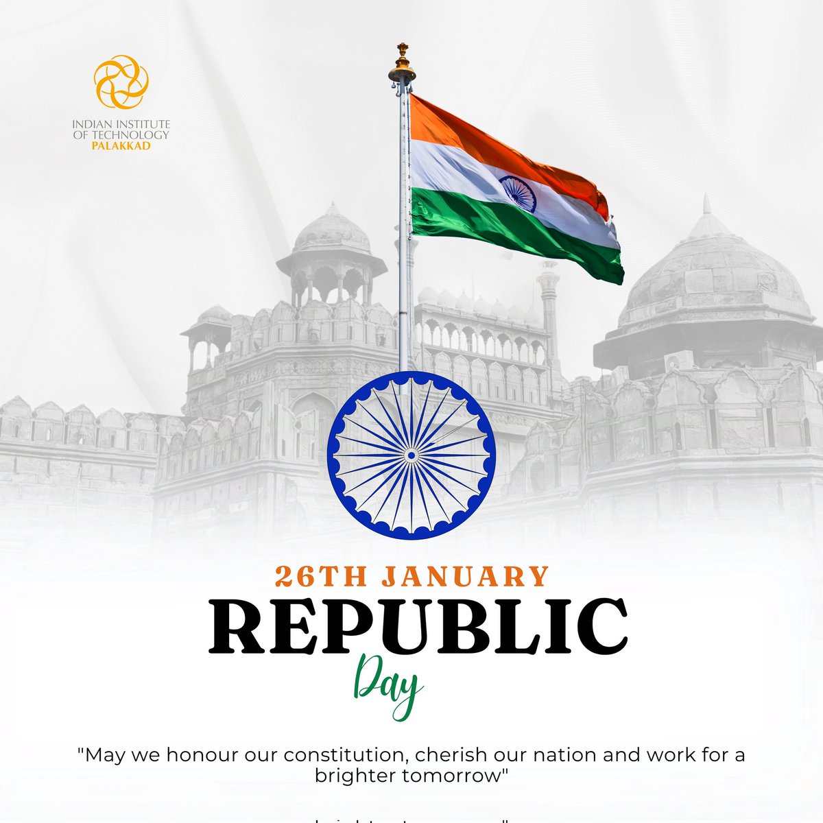 PalakkadIIT's tweet image. &quot;May we honour our constitution, cherish our nation and work for a brighter tomorrow&quot;

Celebrating the spirit of INDIA.
#iitpalakkad #iitpkd #RepublicDay2025 #india #SpiritOfIndia #Constitution #honourconstitution