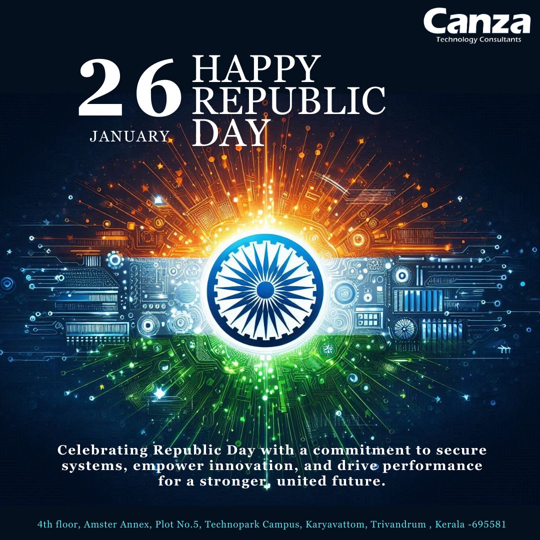 CanzaTechnology's tweet photo. #HappyRepublicDay2025 https://t.co/3D0B2yP8iS
