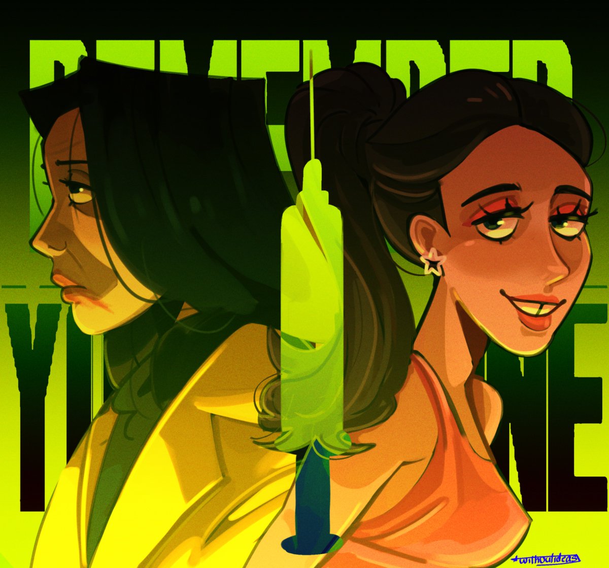 You are one #TheSubstance #DemiMoore #MargaretQualley  #fanart