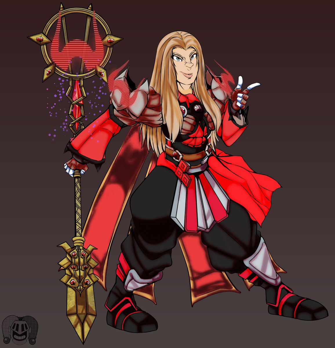 TheKnightofInf1's tweet photo. Here's my part of the art trade with #Sira1992G in #Zamorakian armor from #Runescape3. So, hope you guys like my latest concept. https://t.co/rOyPudGqDP