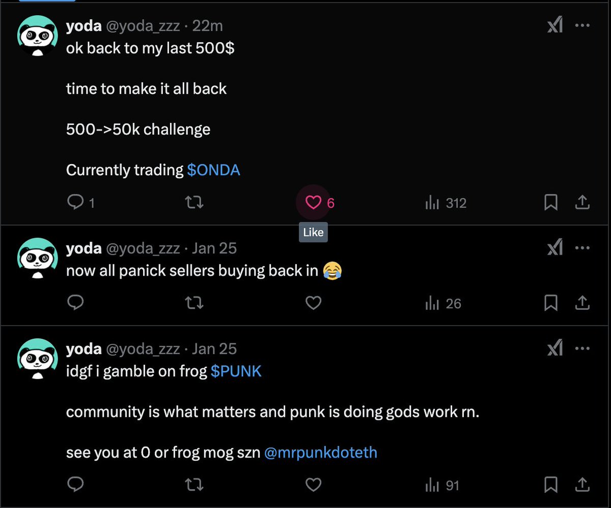 My motto is full port anything that could pump.

This is the 5th time port goes below 1k usd. I'll manifest that 999x port one day 🏁