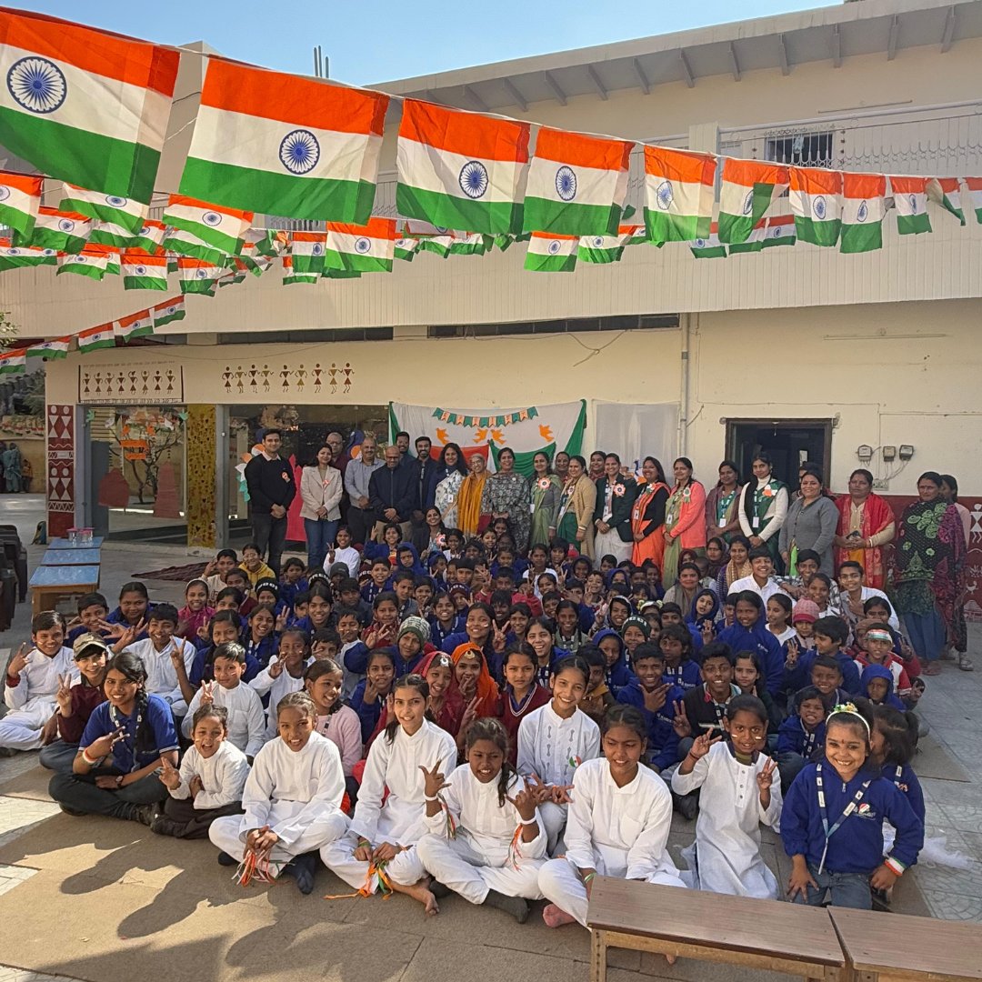 Go_Atain's tweet photo. On the occasion of Republic Day in #India, our corporate team joined the vibrant celebrations at a school supported by IGT Solutions through the Bagiya Program of Sanshil Foundation in Jharsa Village, #Gurugram.
Happy Republic Day!
#RepublicDayIndia #2025 #CSR #IGTSolutions https://t.co/xfEObNdaKX