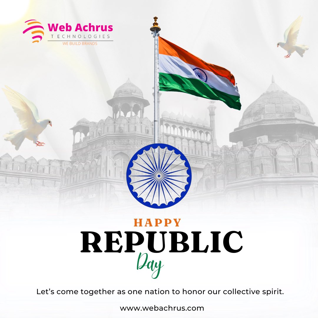 Web Achrus Technologies (@webachrus) on Twitter photo let’s celebrate the power of innovation, resilience, and progress that defines our great nation. At Web Achrus Technologies, we are proud to be a part of India’s journey toward a brighter, digitally empowered future.🇮🇳
#RepublicDay2025 #WebAchrusTechnologies let’s celebrate the power of innovation, resilience, and progress that defines our great nation. At Web Achrus Technologies, we are proud to be a part of India’s journey toward a brighter, digitally empowered future.🇮🇳
#RepublicDay2025 #WebAchrusTechnologies
