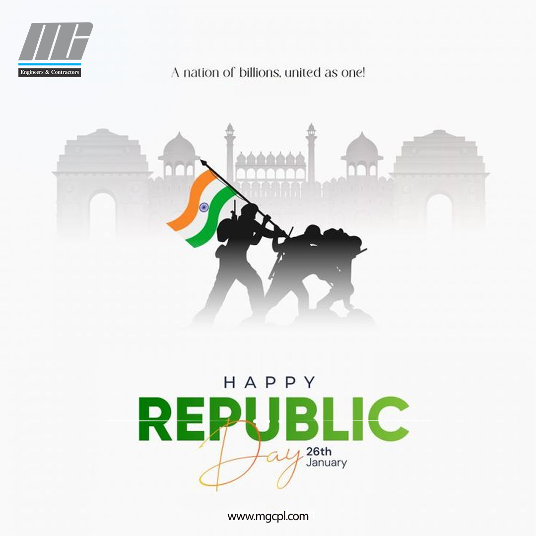 mggrouppkl's tweet photo. Happy Republic Day from MGCPL! 🇮🇳

As we celebrate the spirit of our great nation, we at MGCPL remain committed to building a safer, stronger, and more progressive India. 

Let’s work together to pave the way for a brighter tomorrow.

#RepublicDay #MGCPL #BuildingIndia https://t.co/zoAhY4Gdsu