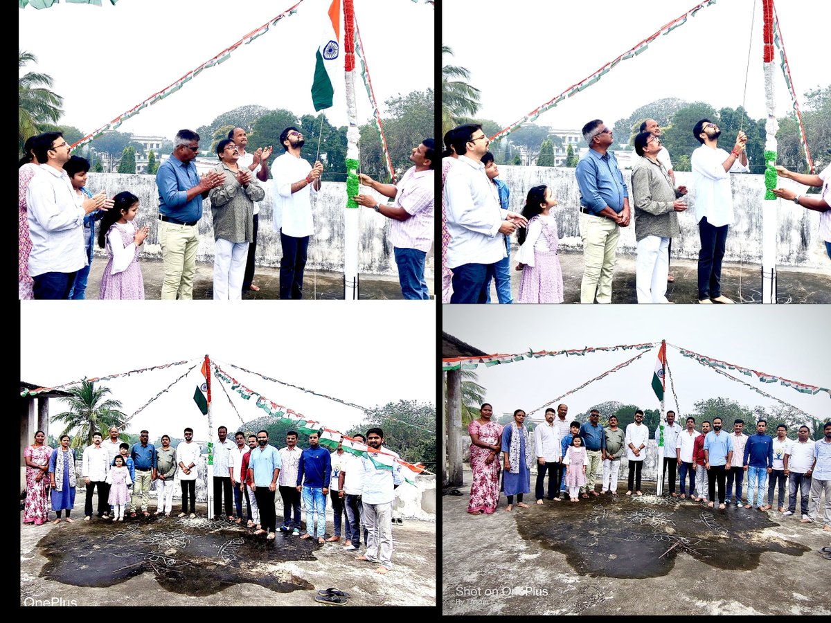 On the eve of the 76th Republic Day, the National Flag was proudly hoisted by Honourable AGM (QC) at FCI, DO, Srikakulam. We reaffirm our unwavering commitment to serving the nation with integrity, dedication, and patriotism. Jai Hind!!
