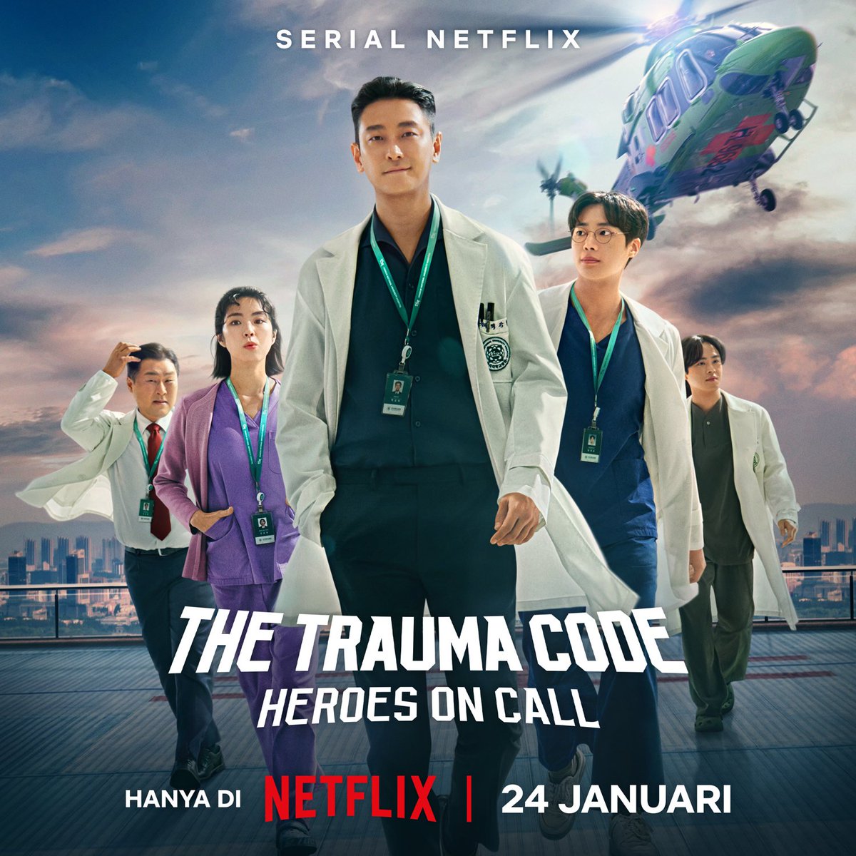 HabisNontonFilm's tweet photo. Gimana yang udah nyobain THE TRAUMA CODE: HEROES ON CALL? Kasih komentar dan skormu dong!

Top #1 series di Netflix Korea dan Indonesia! https://t.co/2eC9dRiQG6