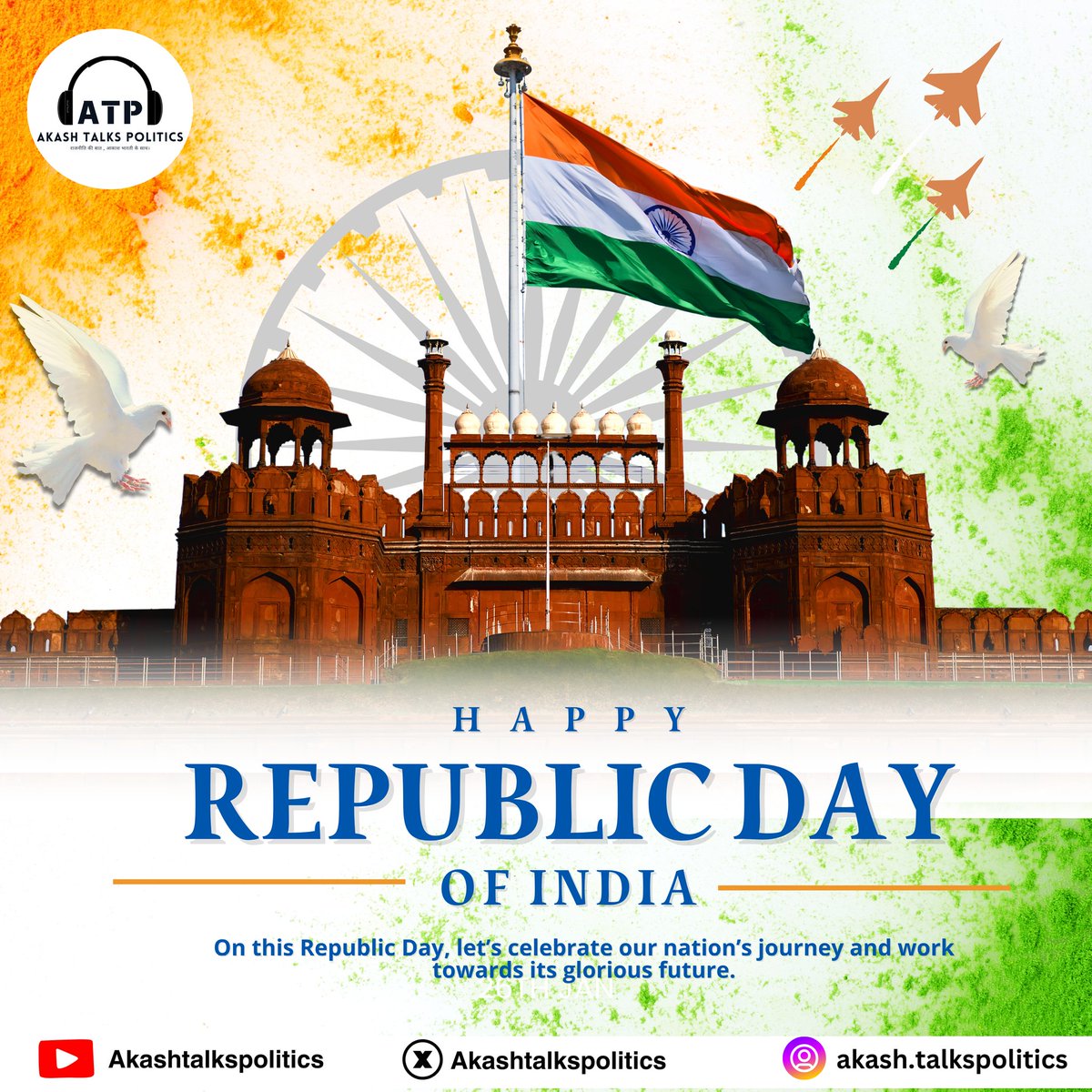 Akashtalks30's tweet photo. Cheers to the freedom, unity, and diversity that make India truly amazing.

Happy 76th Republic Day Everyone 🇮🇳🪖.

#RepublicDayIndia #RepublicDayParade2025 #Republic https://t.co/GF0VZUyTDZ